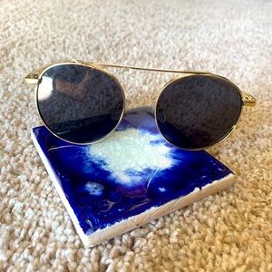 City Shades Gold Rim Sunglasses